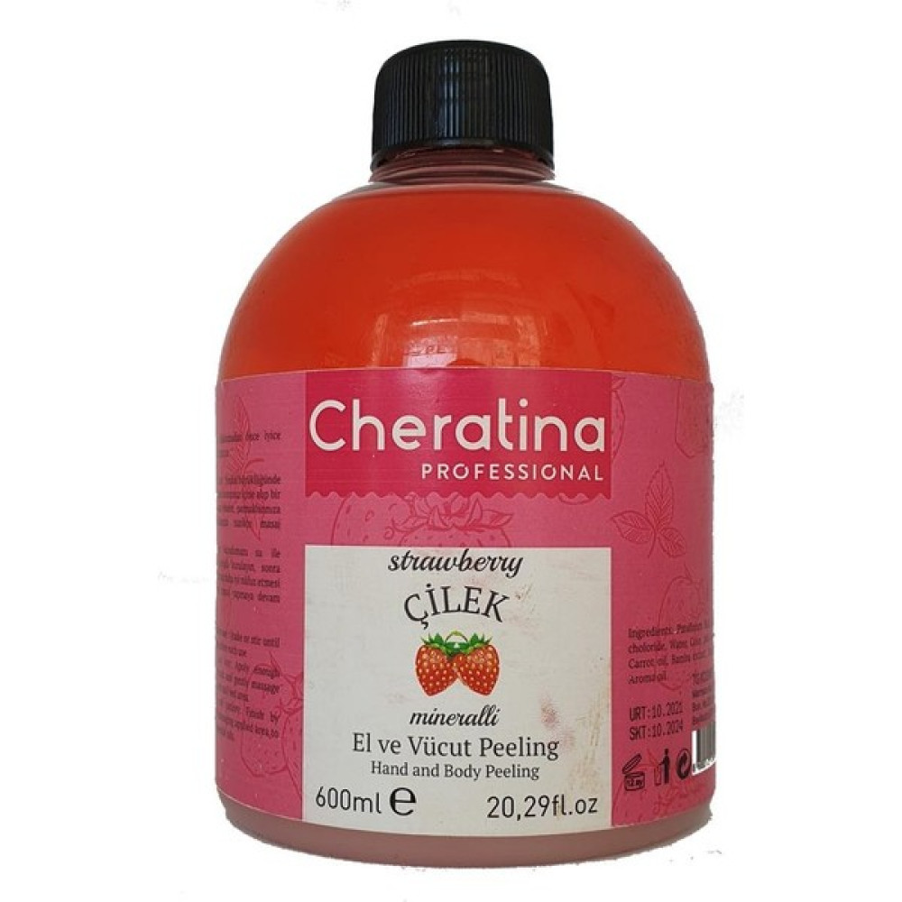 Cheratina El ve Vücut Peeling 600 ml Çilek Vücut Bakımı Fiyatı
