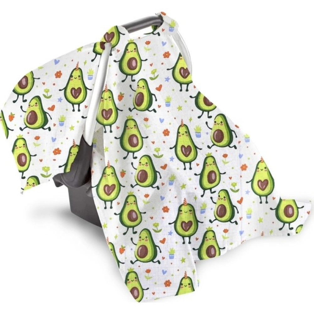 Cherry Baby Ana Kucağı Müslin Puset Örtüsü Avokado - Yeşil Bebek Oto Koltuğu Fiyatı