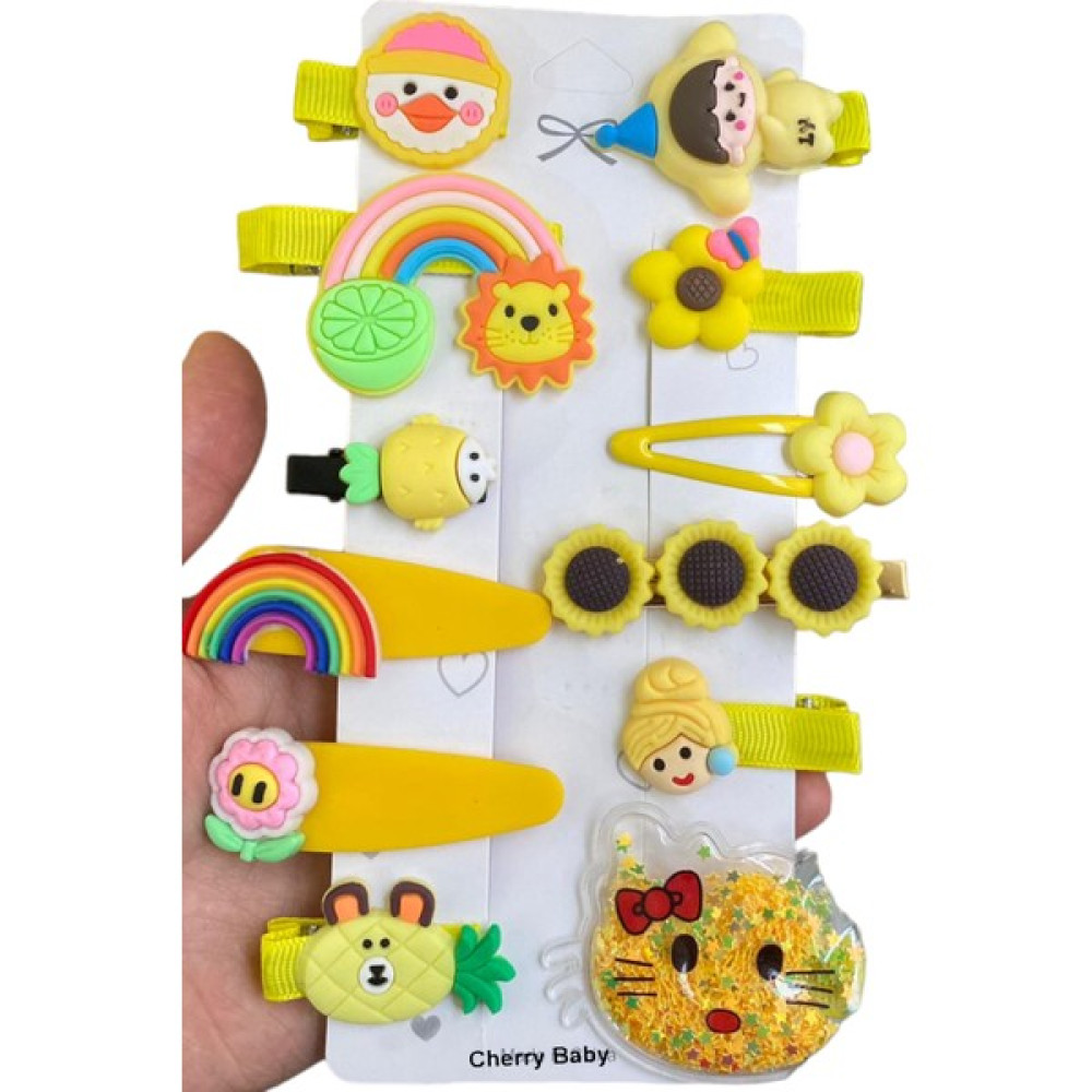 Cherry Baby Çıtçıtlı Klipsli Pens Çocuk ve Bebek Toka Seti 12'li Toka, Taç & Saç Bandı Fiyatı