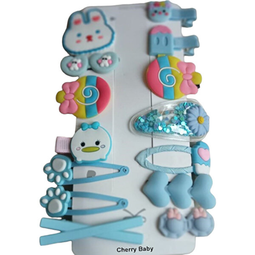 Cherry Baby Çıtçıtlı Klipsli Pens Çocuk ve Bebek Toka Seti Mavi Toka, Taç & Saç Bandı Fiyatı
