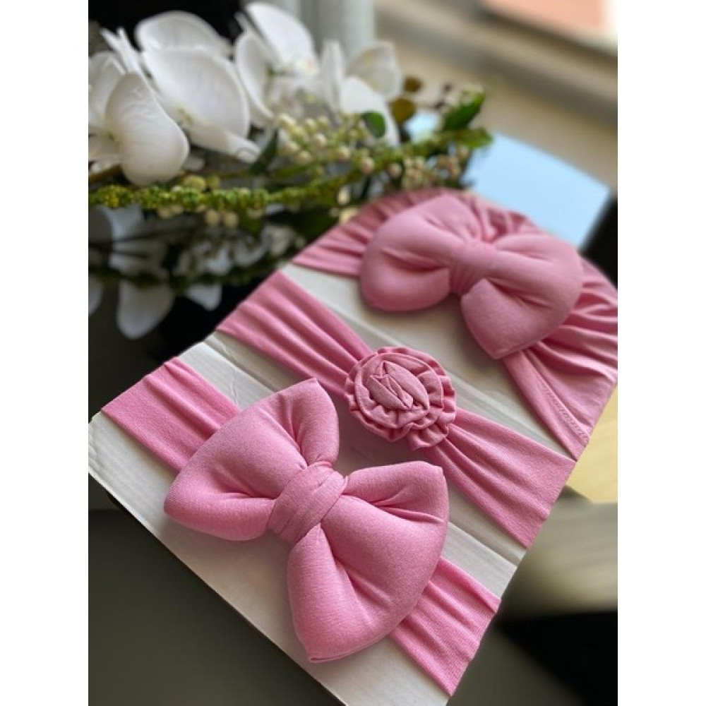 Cherub Accessories Kız Bebek Fiyonklu Bone Bandana 3lü Set Bebek Saç Bandı Fiyatı
