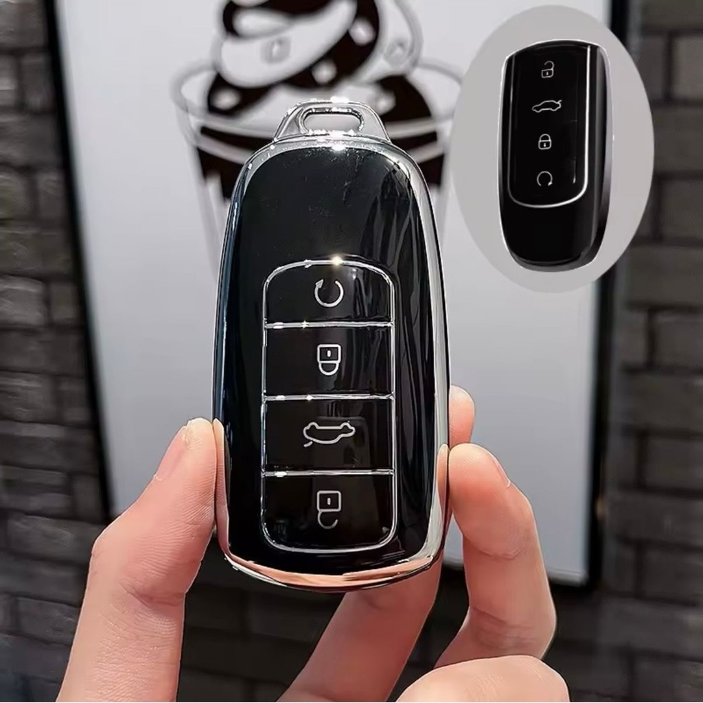 Chery Tiggo 8 Pro Max Siyah-Silver Anahtar Kılıfı - Şeffaf Diğer Fiyatı