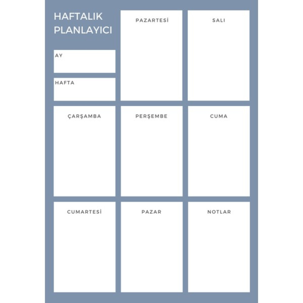 Chi-Chi Papers Haftalık Masaüstü Planlayıcı Terra Not Defteri & Bloknot Fiyatı