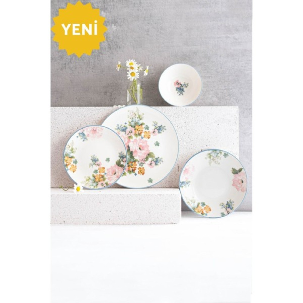 Chi Chi Spring 6 Kişilik 24 Parça Porselen Yemek Takımı Yemek Takımı Fiyatı
