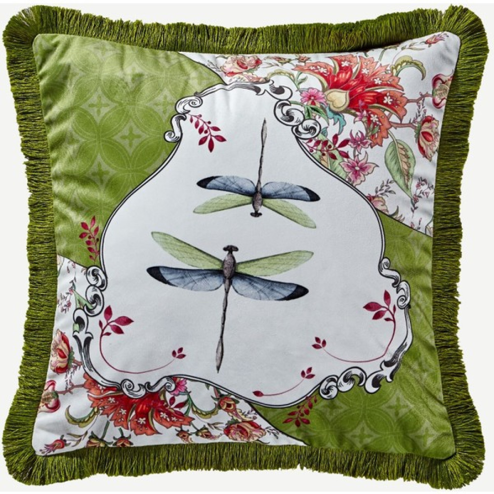 Chiara Alessi Yeşil Kadife Dekoratif Yastık 45X45 cm - 43 x 43 cm Kırlent / Mobilya Yastığı Fiyatı