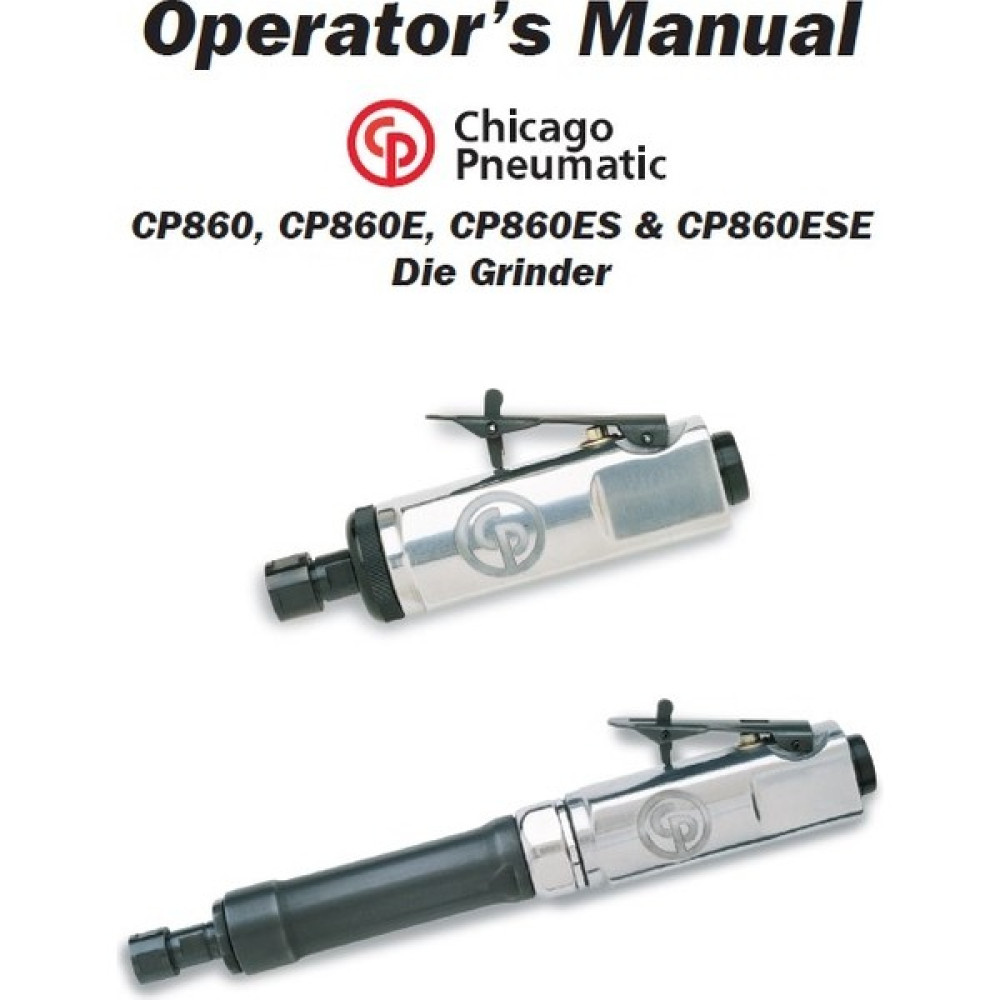 Chicago Pneumatic CP860 Havalı Kalıpçı Taşlama 1/4" (6 Mm)- Air Molding Grinding Machine - Gri Oto Boyaları Fiyatı