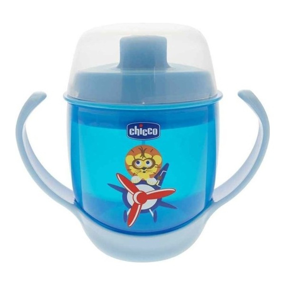 Chicco Bebek Mama Bardağı 180 ml 12+ Ay Mavi Biberon Fiyatı