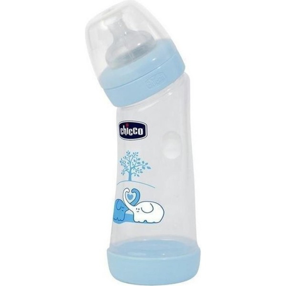 Chicco Eğimli Biberon 250 ml - Mavi Biberon Fiyatı