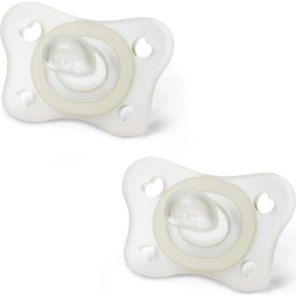 Chicco Gece Parlayan PhysioForma Mini Soft 2'li Emzik 2-6 Ay - 3 - 6 Ay - Beyaz Emzik Fiyatı