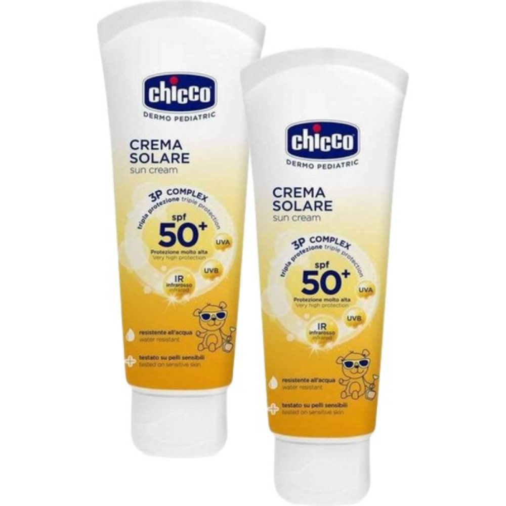 Chicco Güneş Kremi Spf 50+ 75 ml 2'li Set 2 Adet Güneş Kremi - 50 Faktör Güneş Kremleri ve Losyonları Fiyatı