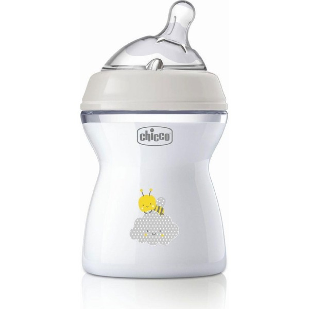 Chicco Natural Feeling Pp Biberon 250 ml Desenli - Beyaz Biberon Fiyatı