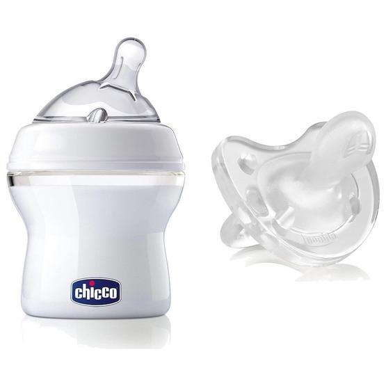 Chicco Natural Feeling Silikon Emzikli 150 ml Cam Biberon+Physio Soft Silikon Emzik