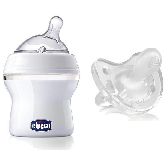Chicco Natural Feeling Silikon Emzikli 150 ml Cam Biberon+Physio Soft Silikon Emzik