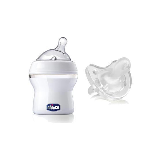 Chicco Natural Feeling Silikon Emzikli 150 ml Cam Biberon+Physio Soft Silikon Emzik Bebek Bardağı-Suluk Fiyatı