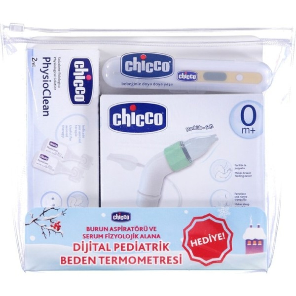 Chicco Pediatrik Termometre Hediyeli Set - Renkli Burun Aspiratörü Fiyatı