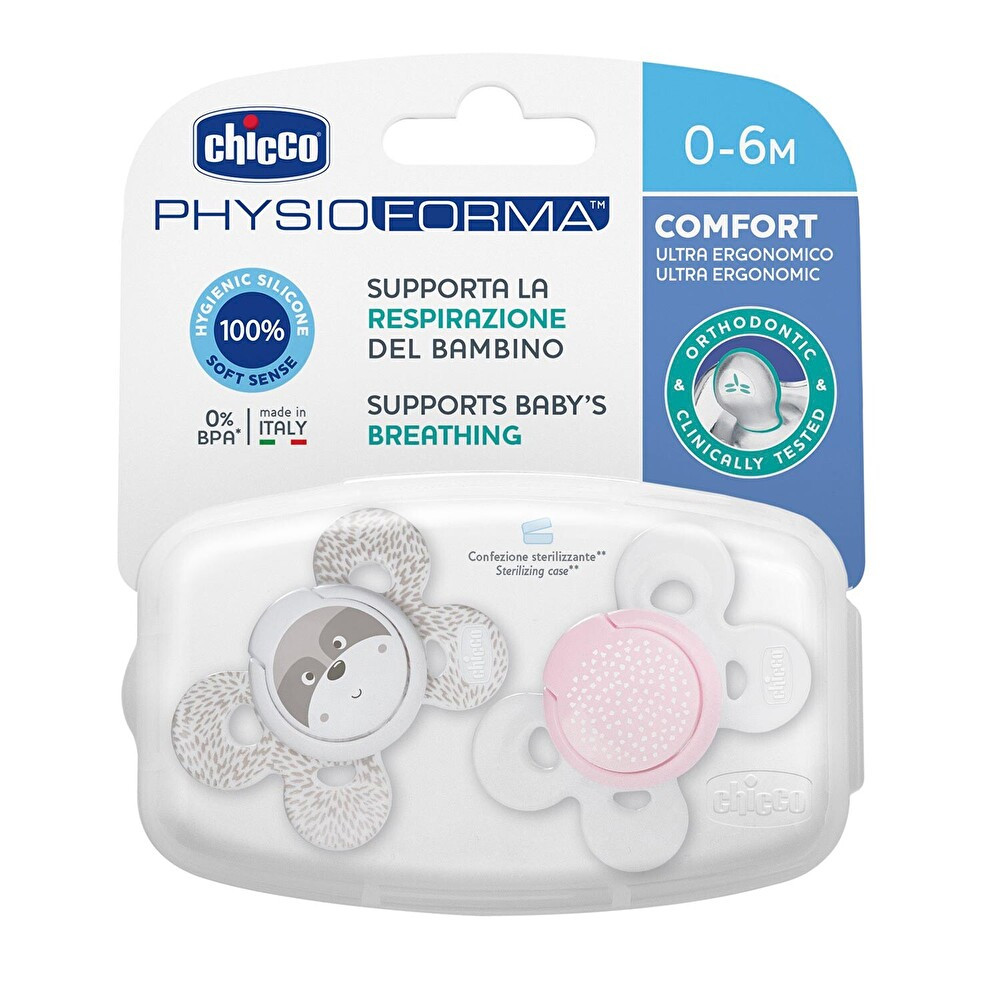 Chicco Physio Comfort Emzik Silikon Kız 0-6 Ay 2'li Emzik Fiyatı