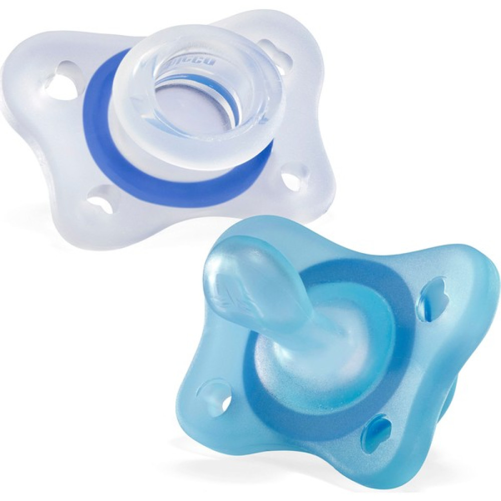 Chicco PhysioForma Mini Soft 2'li Emzik 2-6 Ay Erkek - 0 - 6 Ay - Mavi Emzik Fiyatı