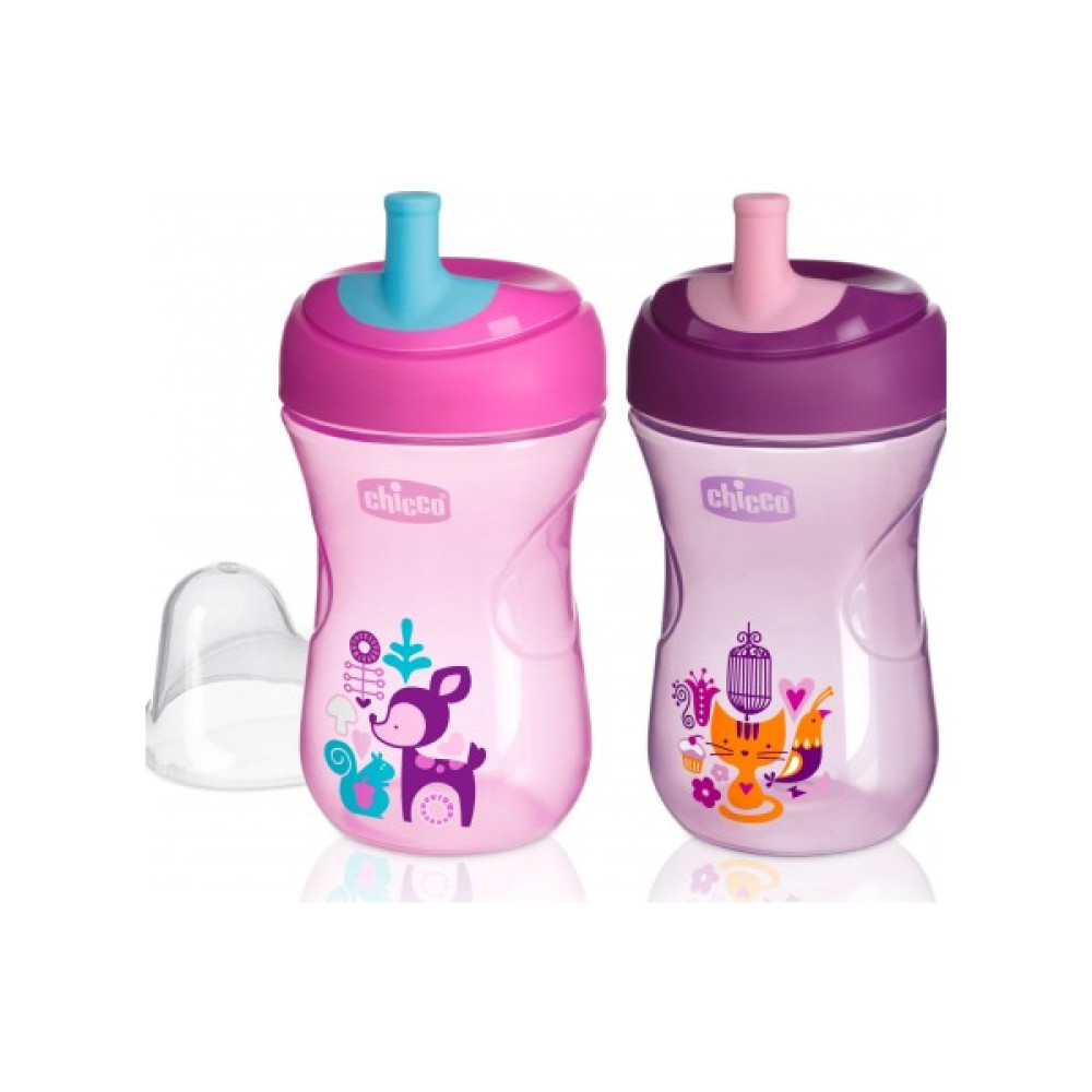 Chicco Pipetli Eğitim Bardağı 12+ Kız 266 ml Bebek Beslenme Gereçleri Fiyatı