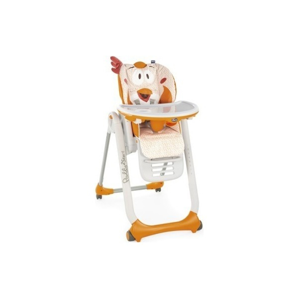 Chicco Polly 2 Start Mama Sandalyesi - Süslü Tavuk Mama Sandalyesi Fiyatı