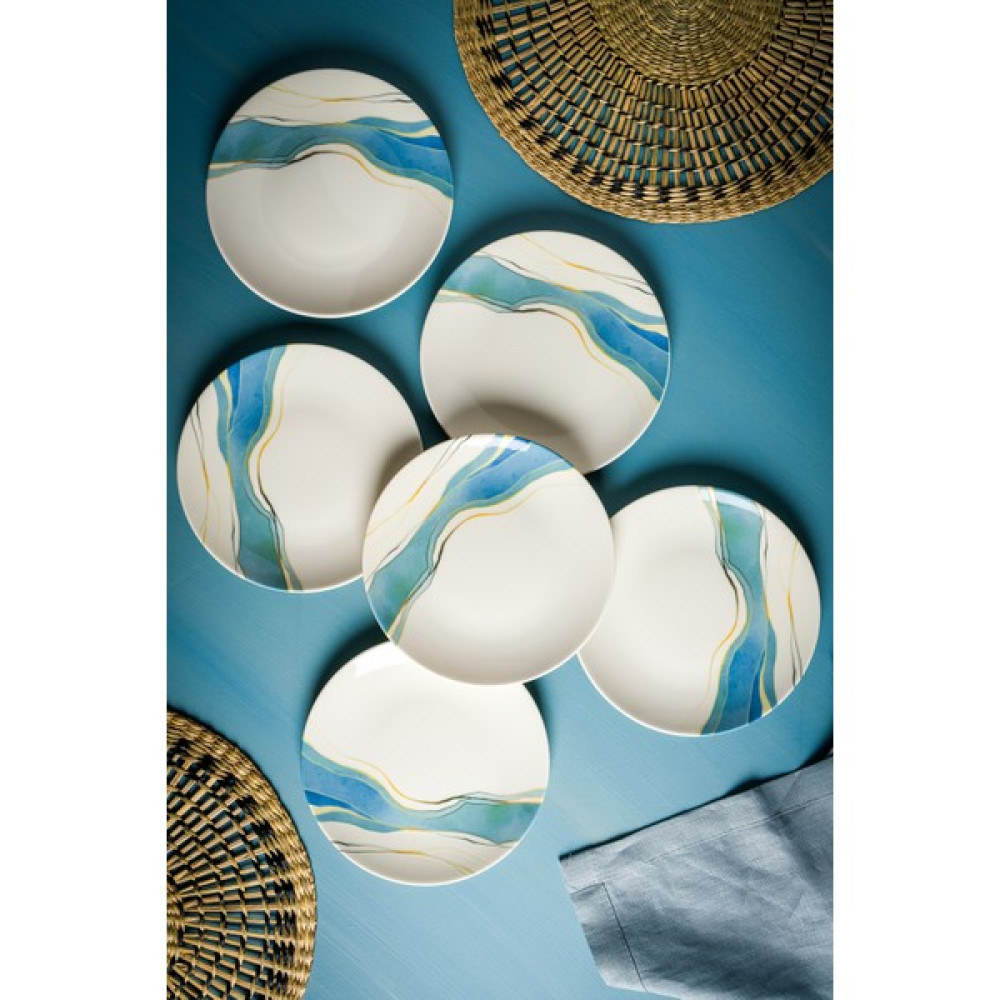 Chichi Home Breeze 6 Parça Porselen Pasta Seti 19 cm Mutfak Gereçleri Fiyatı