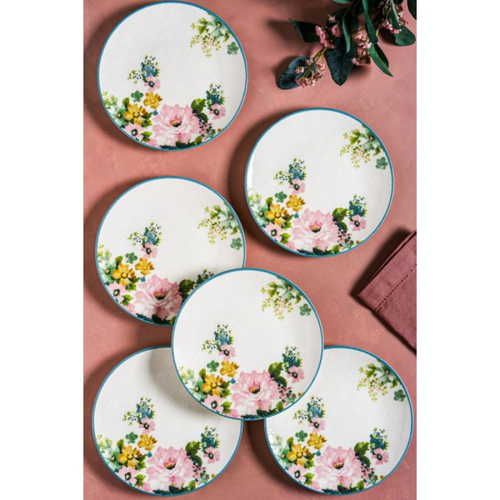 Chichi Home Spring 6 Parça Porselen Pasta Seti 19 cm Mutfak Gereçleri Fiyatı