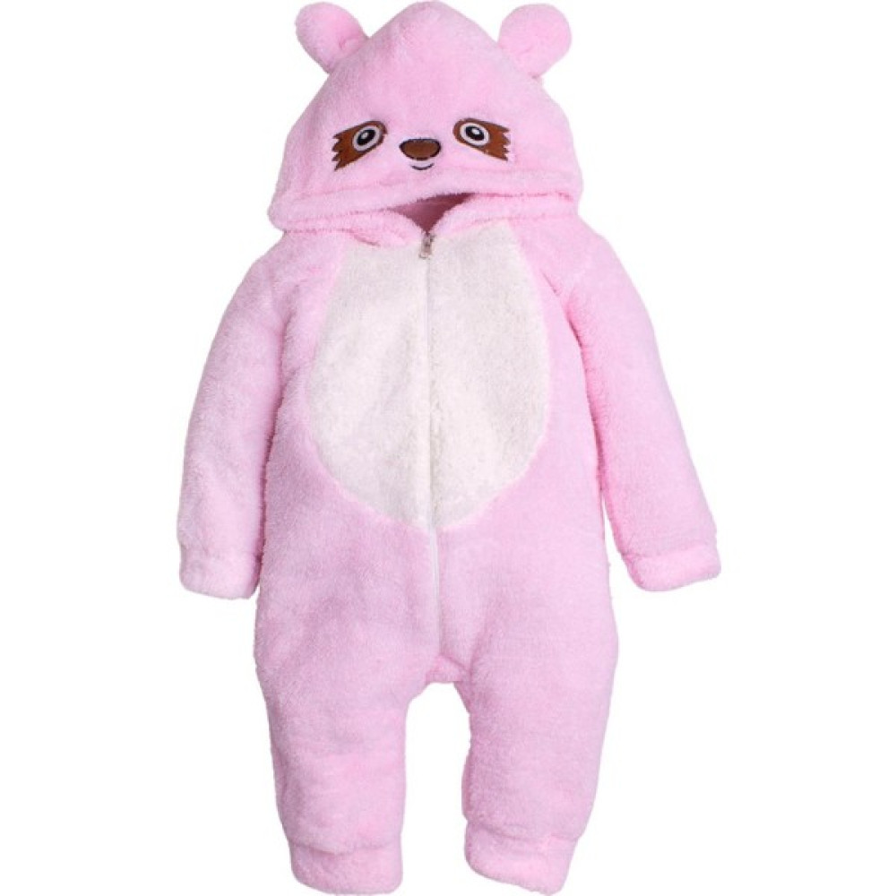 Chicsy Baby Kışlık Tatlı Peluş Pamuklu Göz Nakışlı Kapüşonlu Bebek Çocuk Welsoft Tulum Bebek Tulumu Fiyatı