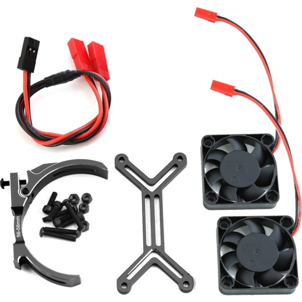 Chihiro 5687 56113 Motor Isı Emici Çift Soğutma Fanı Soğutucu 56-58MM 1/5 Traxxas Xmaxx Xrt Arrma Kraton Yükseltme Parçaları, Siyah (Yurt Dışından) Oto Boyaları Fiyatı