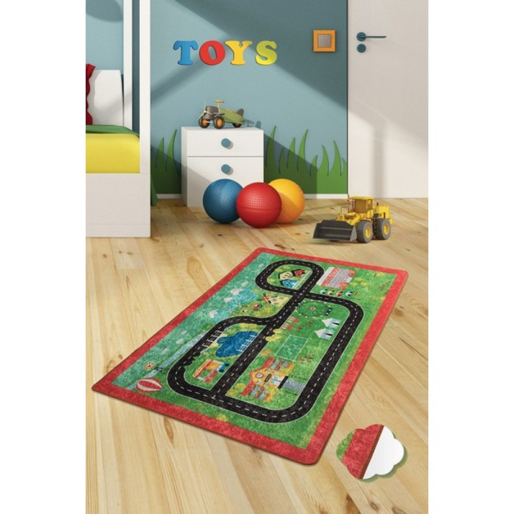 Chilai Home City Çocuk Halısı Djt Çocuk ve Bebek Halısı Yıkanabilir ,Leke Tutmaz 100 x 160 - Renkli - 100 x 160 cm Oto Boyaları Fiyatı