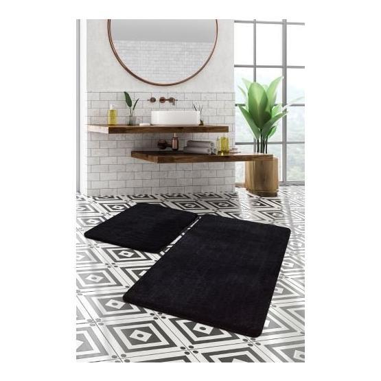 Chilai Home Havai Siyah 60x100 cm Banyo Halısı