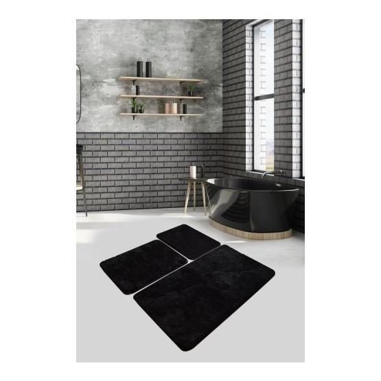 Chilai Home Havai Siyah 60x100 cm Banyo Halısı