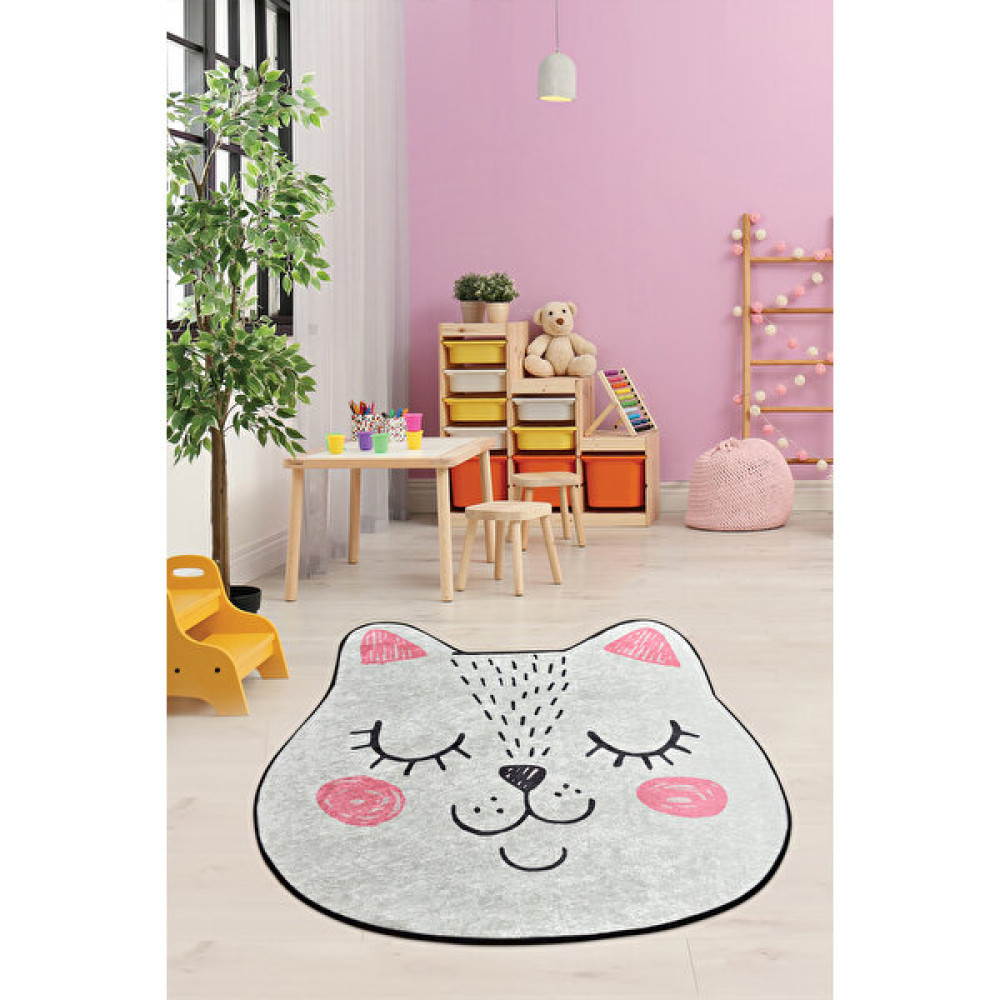 Chilai Home Sophie Çap Çocuk Halıs Djt Çocuk ve Bebek Halısı Yıkanabilir ,kaymaz Taban Leke Tutmaz - Renkli - 140 x 140 cm Bebek Odası Tekstili Fiyatı