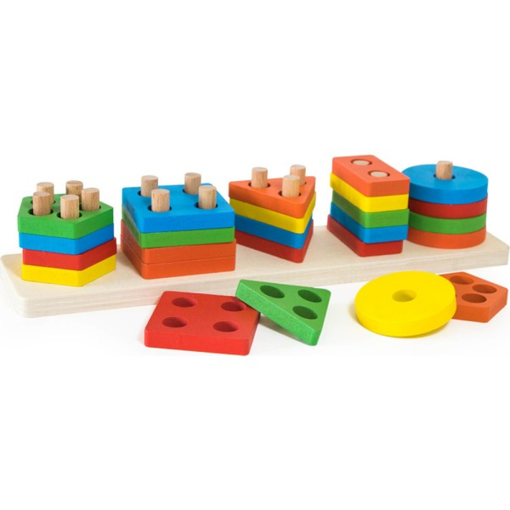 Child Wood Ahşap Geometrik Şekiller Bebek Oyuncakları Fiyatı