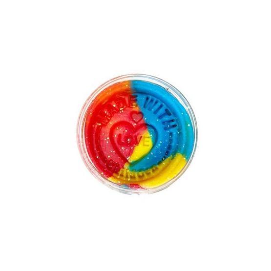 ChildGen 681189310380 125 gr Mermer Desenli Işıltılı Gökkuşağı Oyun Hamuru