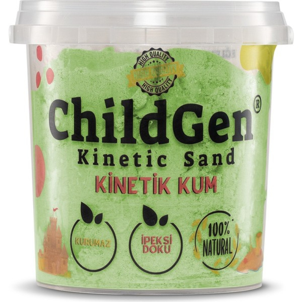 ChildGen Doğal Kinetik Kum - Renkli (Yurt Dışından) - Açık Yeşil Oto Boyaları Fiyatı