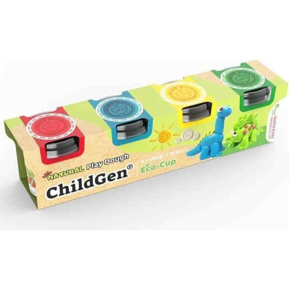 Childgen Oyun Hamuru Ecocup - 125 gr 4'lü Set Eğitici Oyuncak Fiyatı