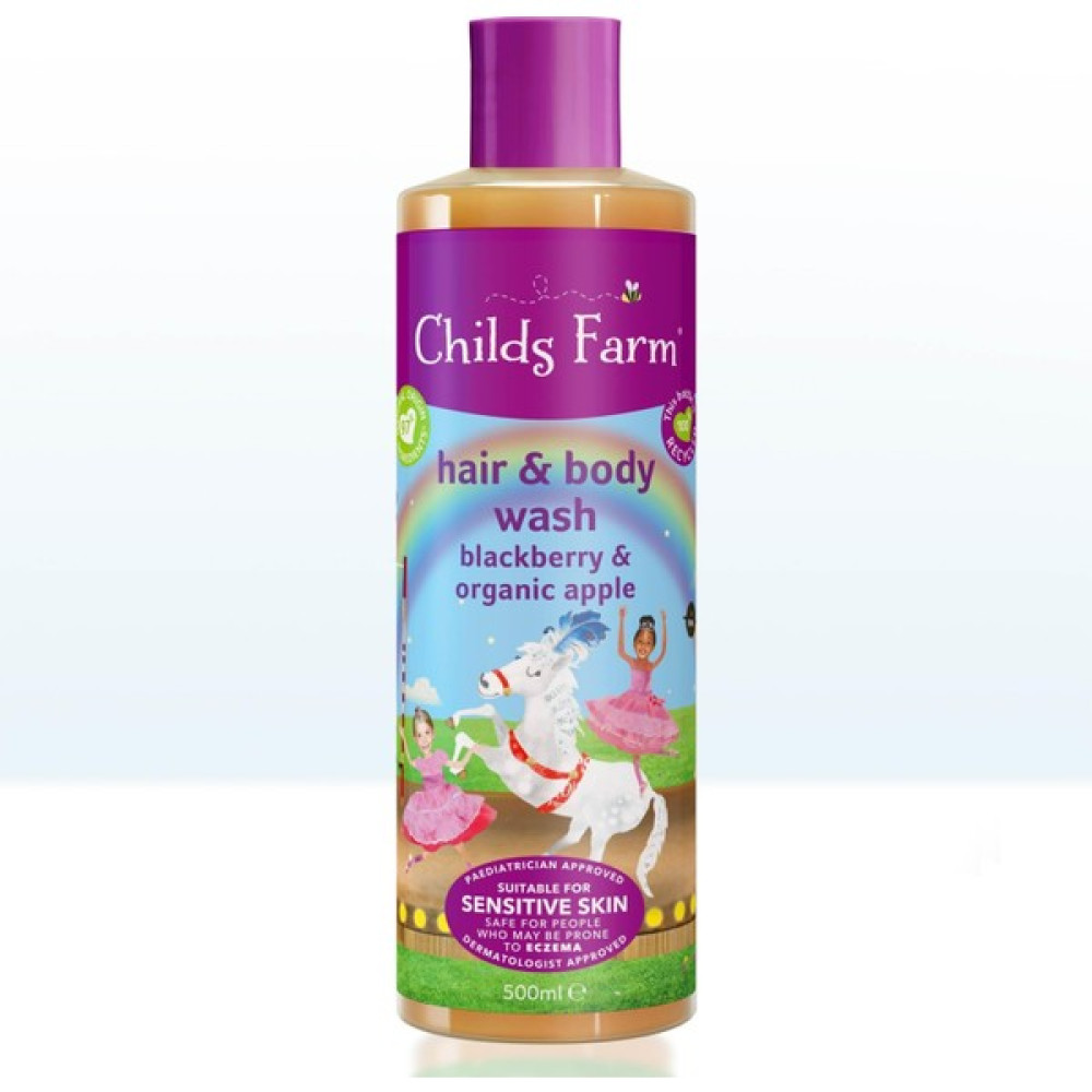 Childs Farm Böğürtlen ve Elma Özlü Çocuk Saç ve Vücut Şampuanı 500ML Bebek Şampuanı Fiyatı