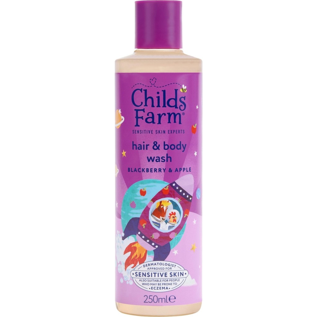 Childs Farm Böğürtlen ve Organik Elma Özlü Çocuk Saç ve Vücut Şampuanı 250ML - Renkli - Standart Diğer Fiyatı