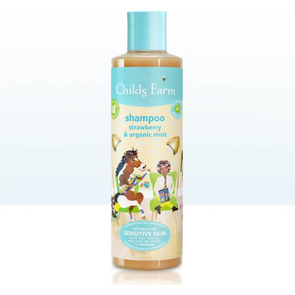 Childs Farm Çilek ve Organik Nane Özlü Çocuk Şampuan 250ml - Şeffaf Bebek Şampuanı Fiyatı