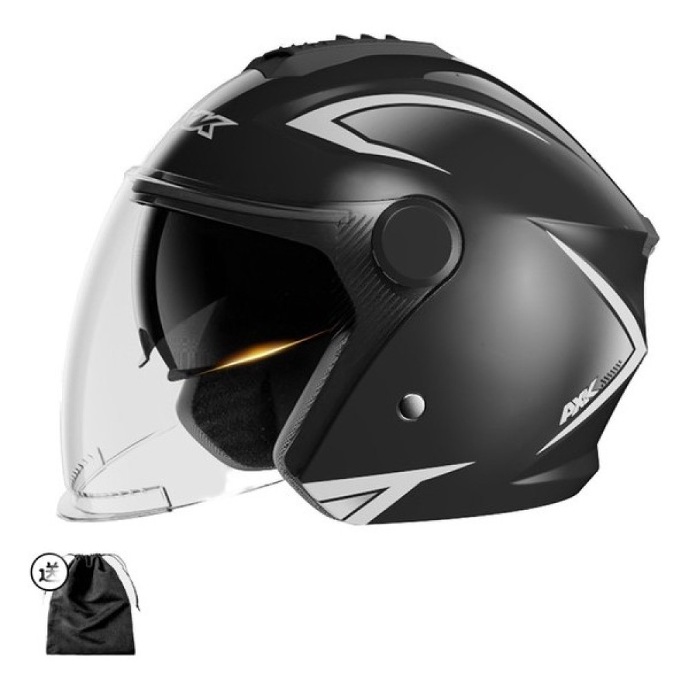 China Dolls Kask Erkek Kadın Mevsim Motosiklet Yarım Kask Kış Bisiklet Kaskı (Yurt Dışından) - Mat Siyah - Standart Motorsiklet Kaskları Fiyatı