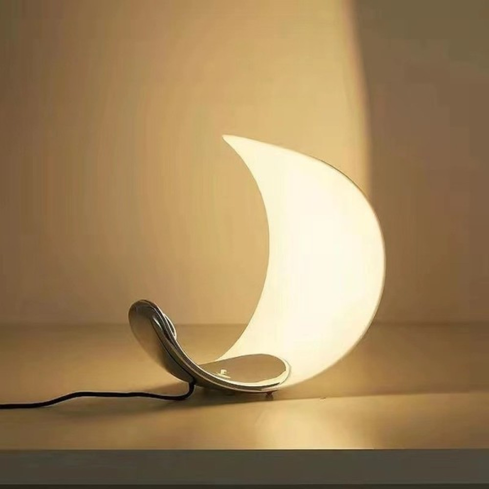 China Yatak Odası Başucu Masa Lambası Yaratıcı LED Yarım Ay Oturma Odası Çalışma Ev Dekorasyon Atmosfer Işığı (Yurt Dışından) - Beyaz Gece Lambası Fiyatı