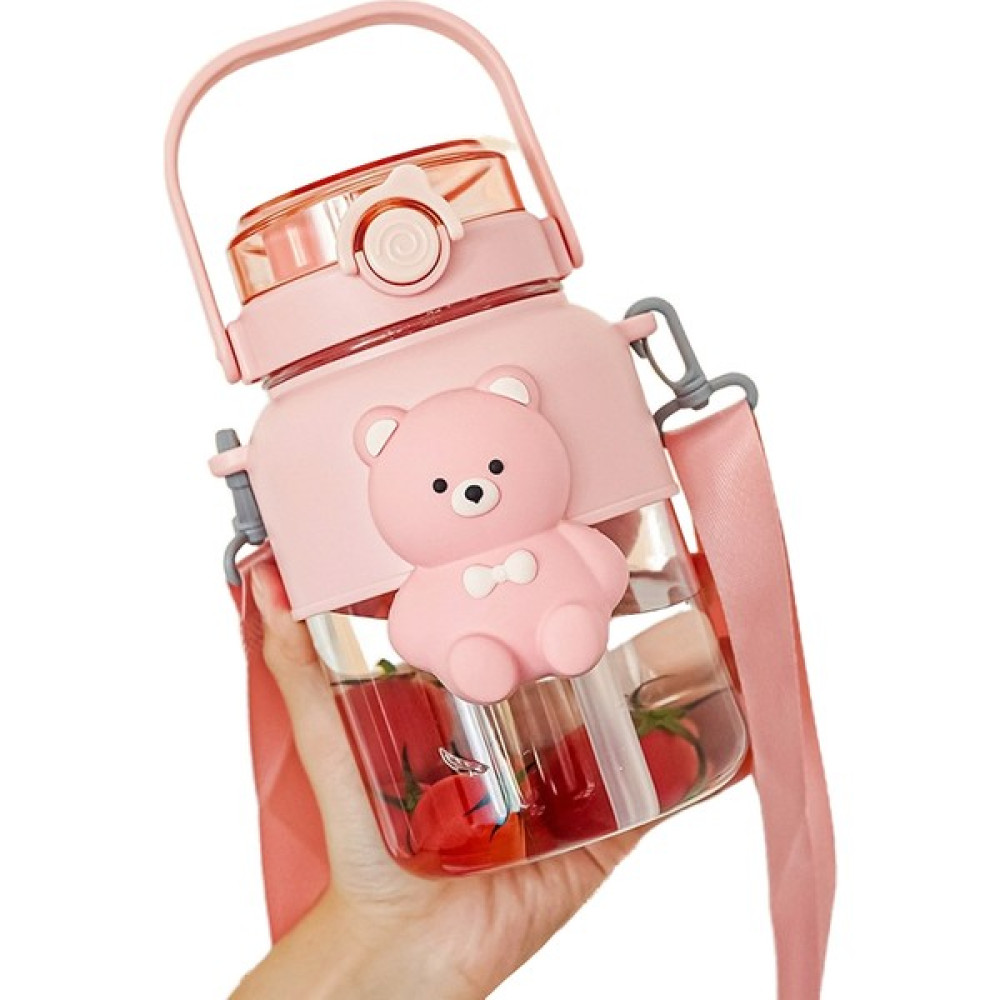 Chinese Manufacturer Çizgi Film Ayı Çocuk Su Bardağı (Yurt Dışından) - Pembe - 1000 ml Oto Boyaları Fiyatı
