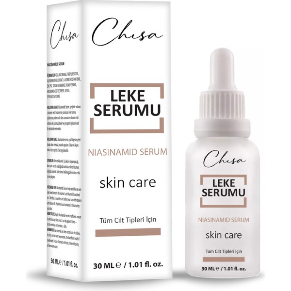 Chisa Niacinamide / Niasinamid %5 + Alfa Arbutin%1 Leke Karşıtı Onarıcı Serum 30ML Leke Kremi Fiyatı
