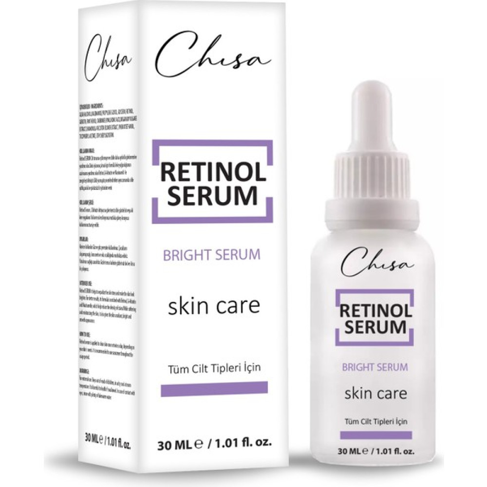 Chisa Retinol Serum Onarıcı ve Besleyici 30 ml (1% Retinol ve Hyaluronic Acid) Leke Kremi Fiyatı