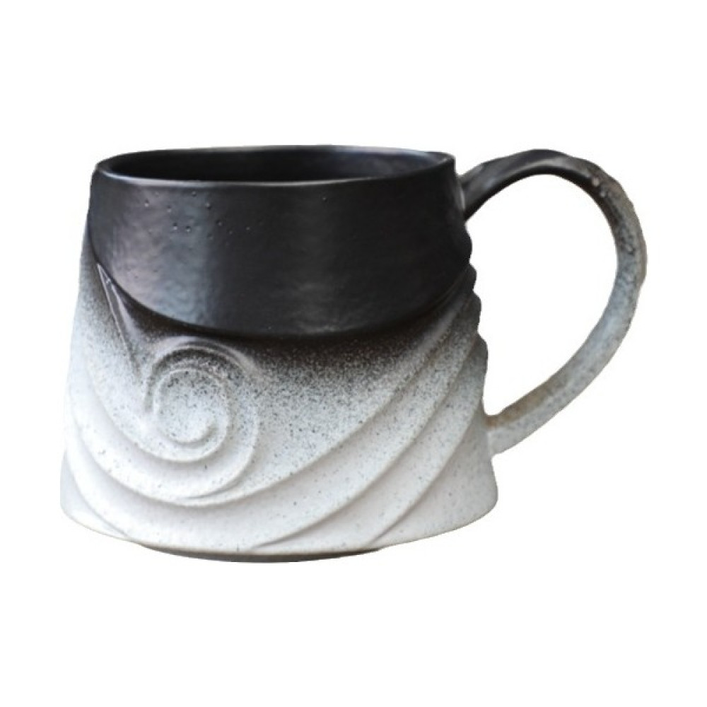 Chitumaoyi Yaratıcı Spiral Seramik Kupa (Yurt Dışından) - Siyah Oto Boyaları Fiyatı
