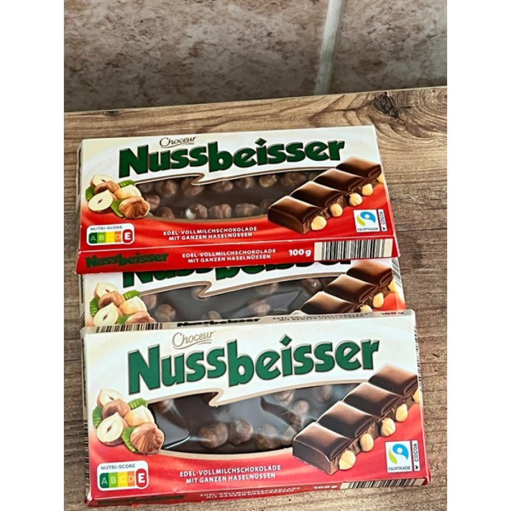 Choceur Nussbeisser Fındıklı Çikolata 3X100 gr Diğer Fiyatı