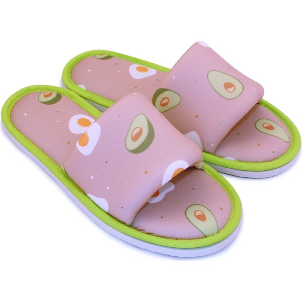 Chochili Erkek Pembe Avokado Desenli Önü Açık Terlik Erkek Terlikleri ve Sandaletleri Fiyatı