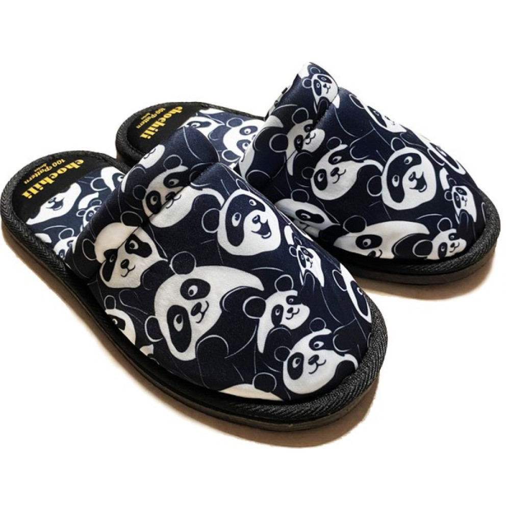 Chochili Unisex Panda Desenli Önü Kapalı Ev Terliği Erkek Terlikleri ve Sandaletleri Fiyatı