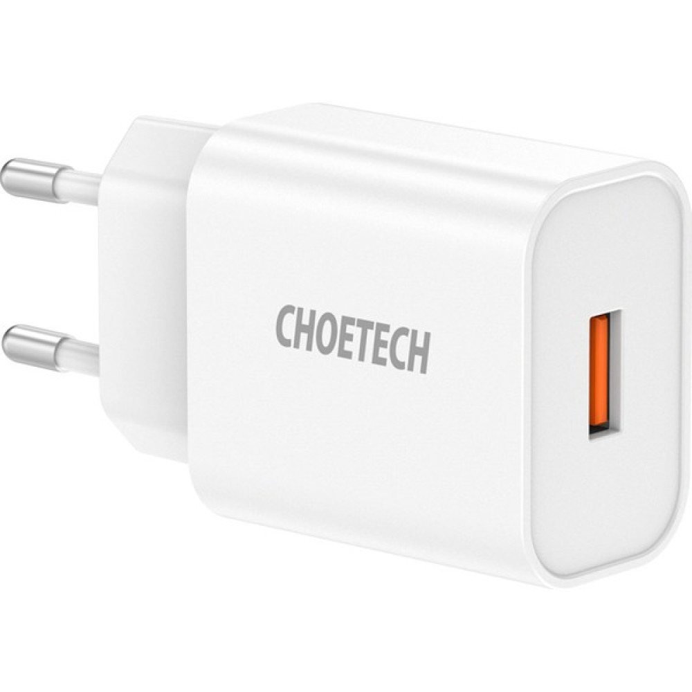 Choetech 18W Hızlı Şarj Cihazı - Quickcharge 3.0 Uyumlu - Q5003 - Beyaz Cep Telefonu Şarj Cihazı Fiyatı