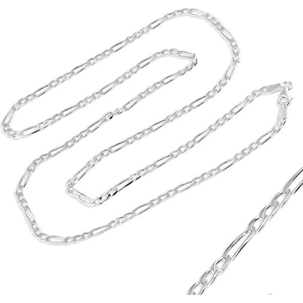 Choice Silver Figaro Gümüş Zincir Kolye 60 cm Kolyeler Fiyatı