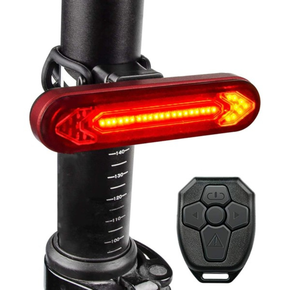 Chronus Bisiklet Lambası, Dönüş Sinyalli Bisiklet Arka Lambası/uzaktan Kumanda/usb Şarj Edilebilir LED Bisiklet Reflektör Arka Lambası, 5 Işık Modu (Kırmızı) (Yurt Dışından) - Kırmızı Oto Boyaları Fiyatı